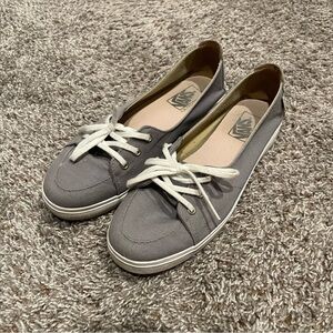 Vans Women's Gray Canvas Sneakers